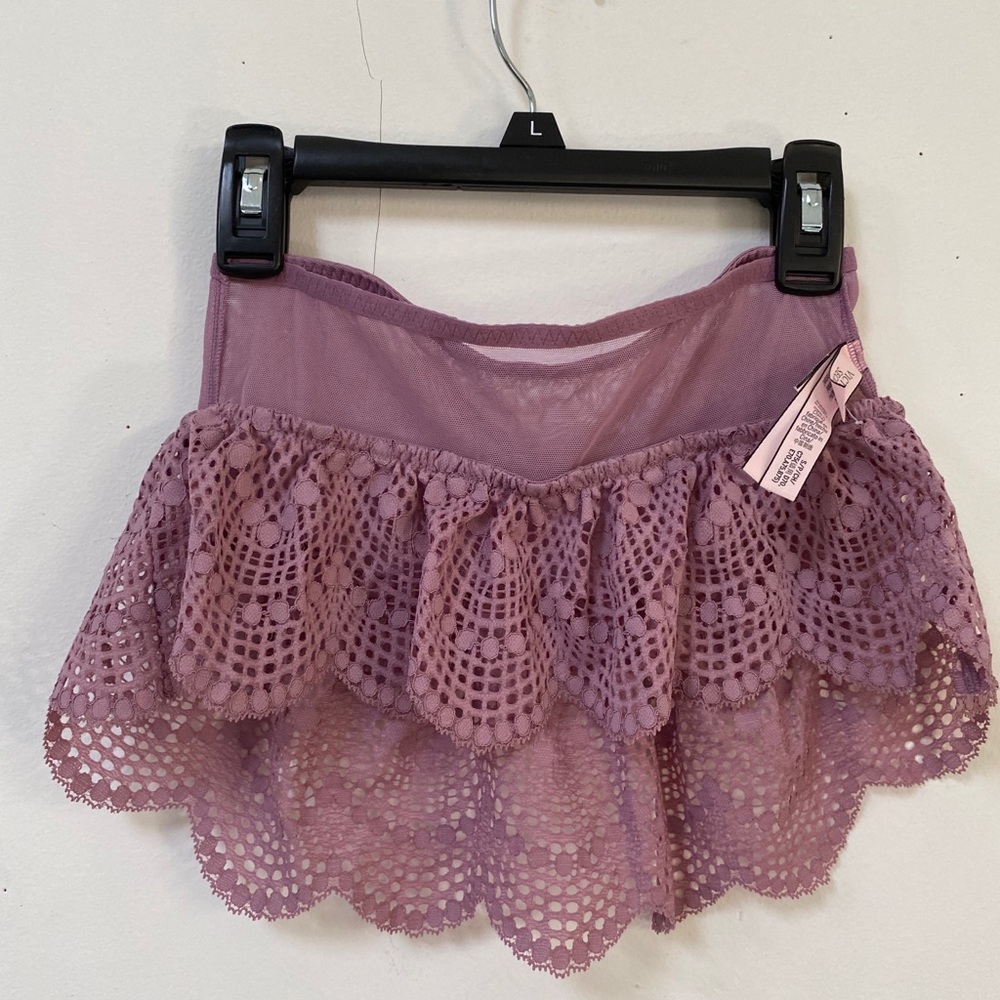 Victoria Secret Lace Cropped Shirt - Picture 2 of 4